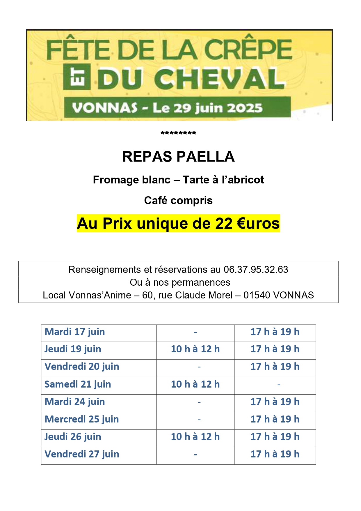 Fête de la crêpe et du cheval_Vonnas