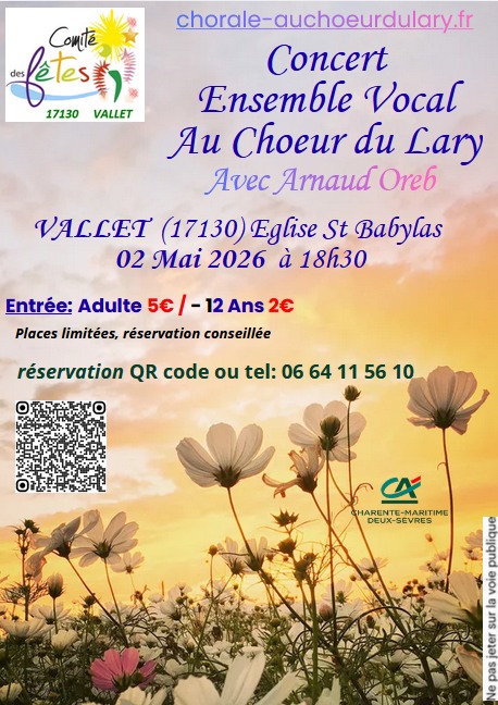Concert Ensemble Vocal Au Choeur du Lary