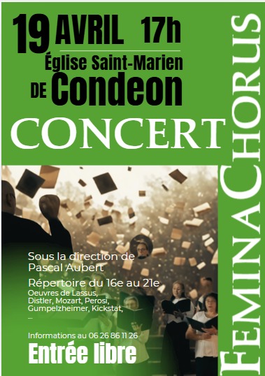 Concert de l'ensemble Femina Chorus