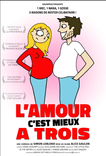 Spectacle th&eacute;&acirc;tre "L'amour, c'est mieux &agrave; trois"