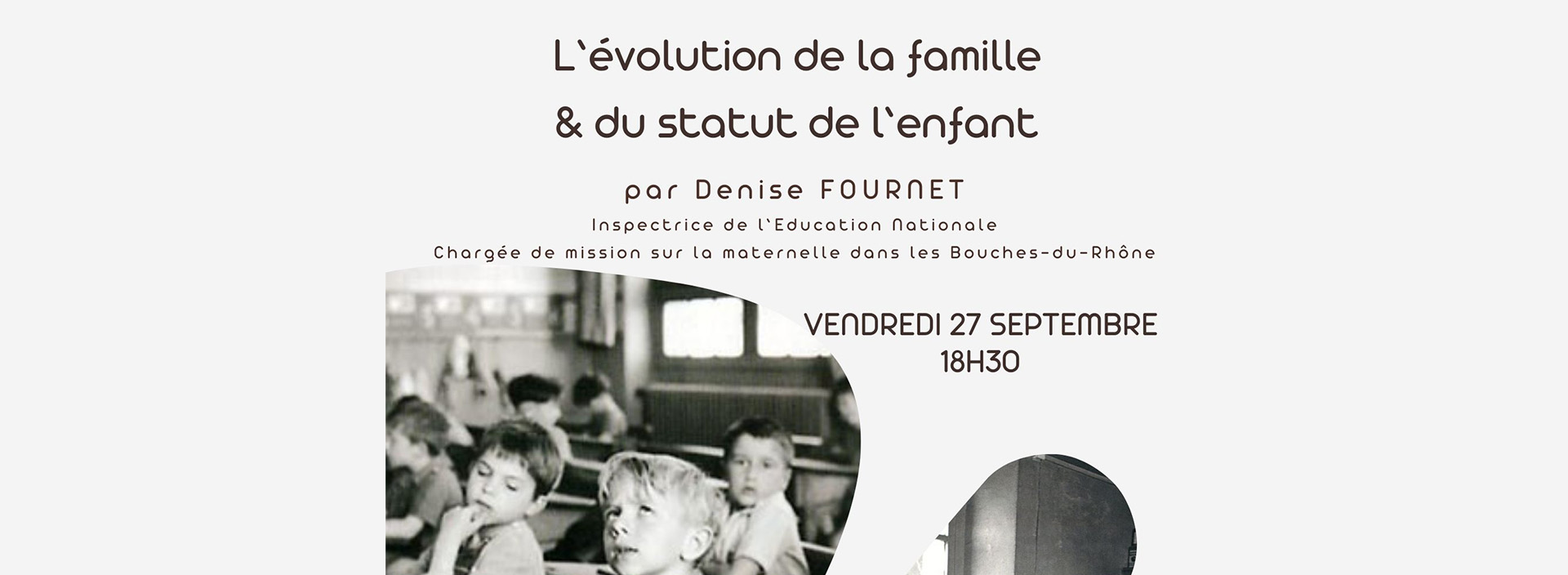 Conférence Evolution de la famille et du statut de l'enfant