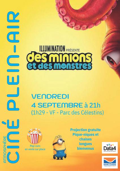Ciné plein air - Des minions et des monstres