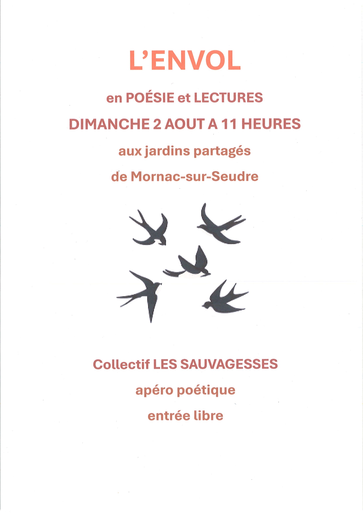 L'Envol en Poésie et Lectures