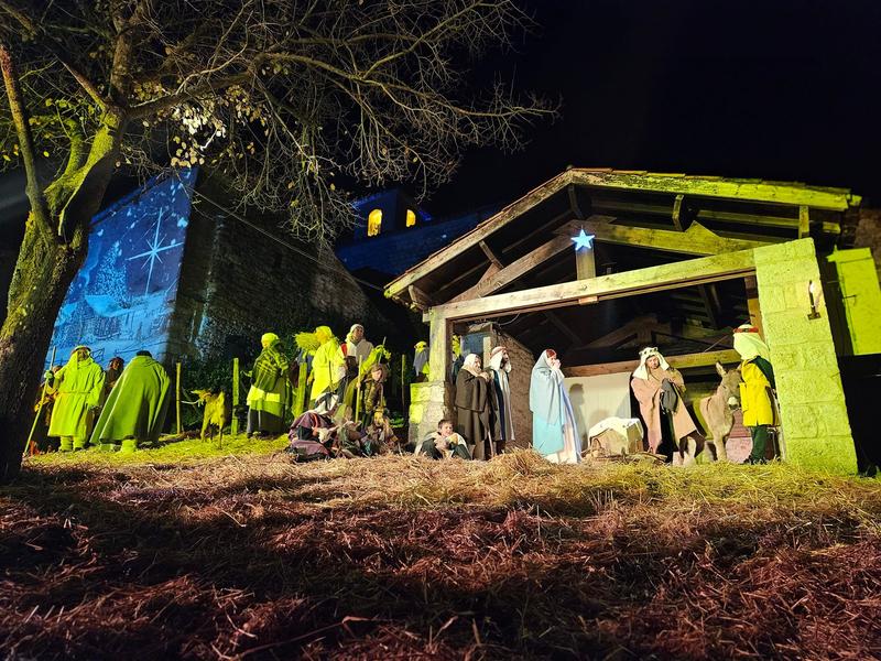 Crèche vivante déambulatoire 