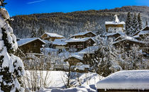 Village de Cordon en hiver