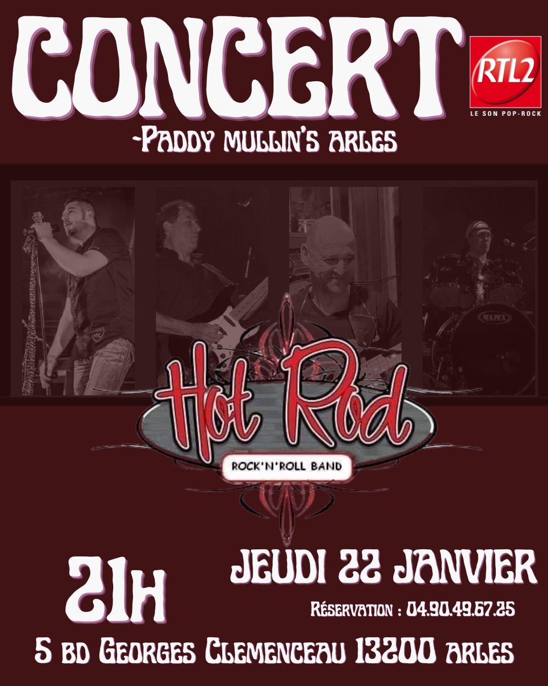Concert – Hot Rod au Paddy