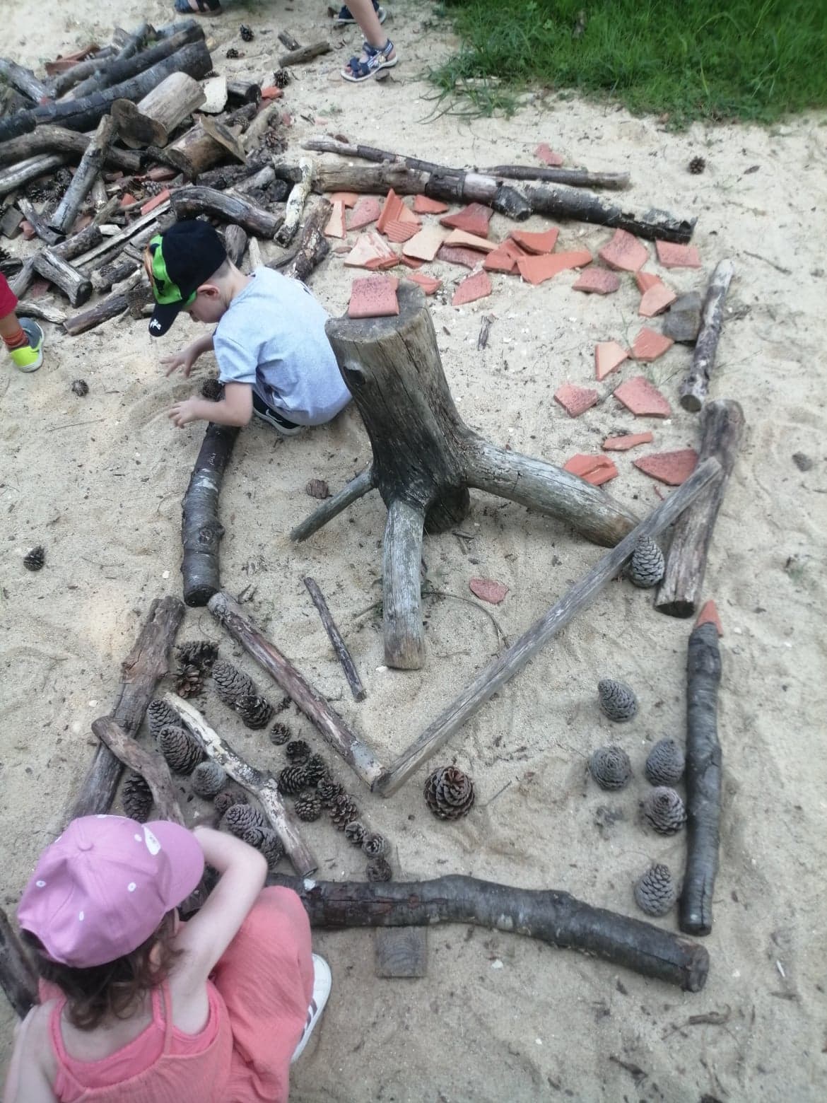 jouer dans la nature