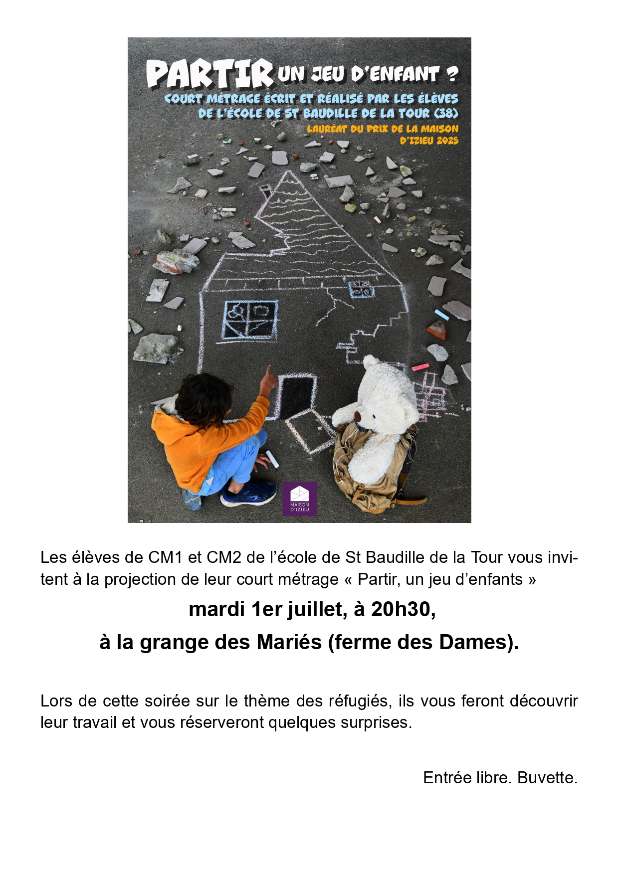 Affiche court métrage :