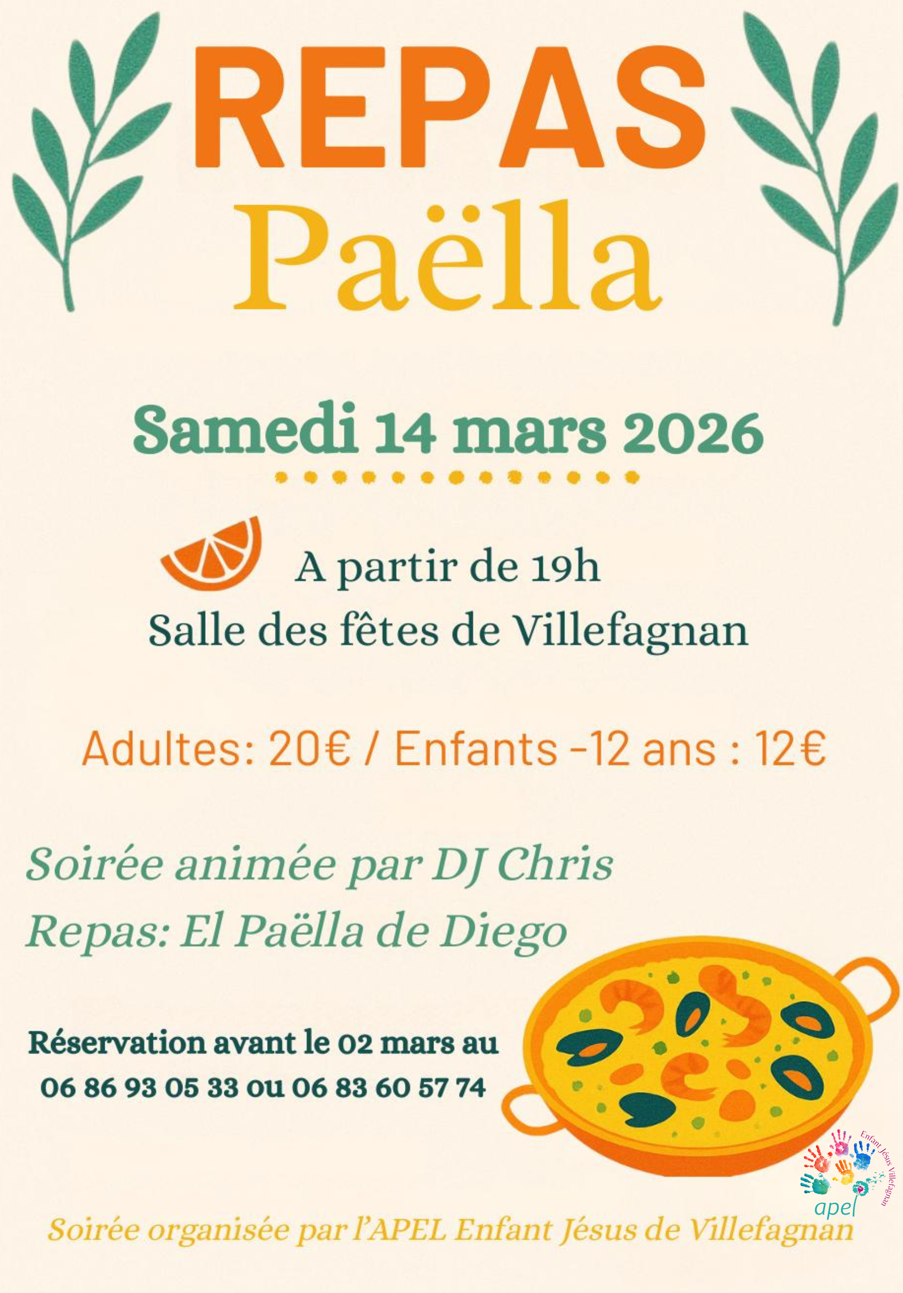 Soirée Paëlla