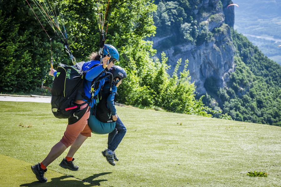 Décollage biplace kid