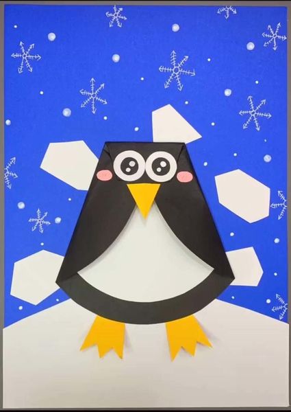 Les P'tits Princes de la Glisse : Art créatif pingouin