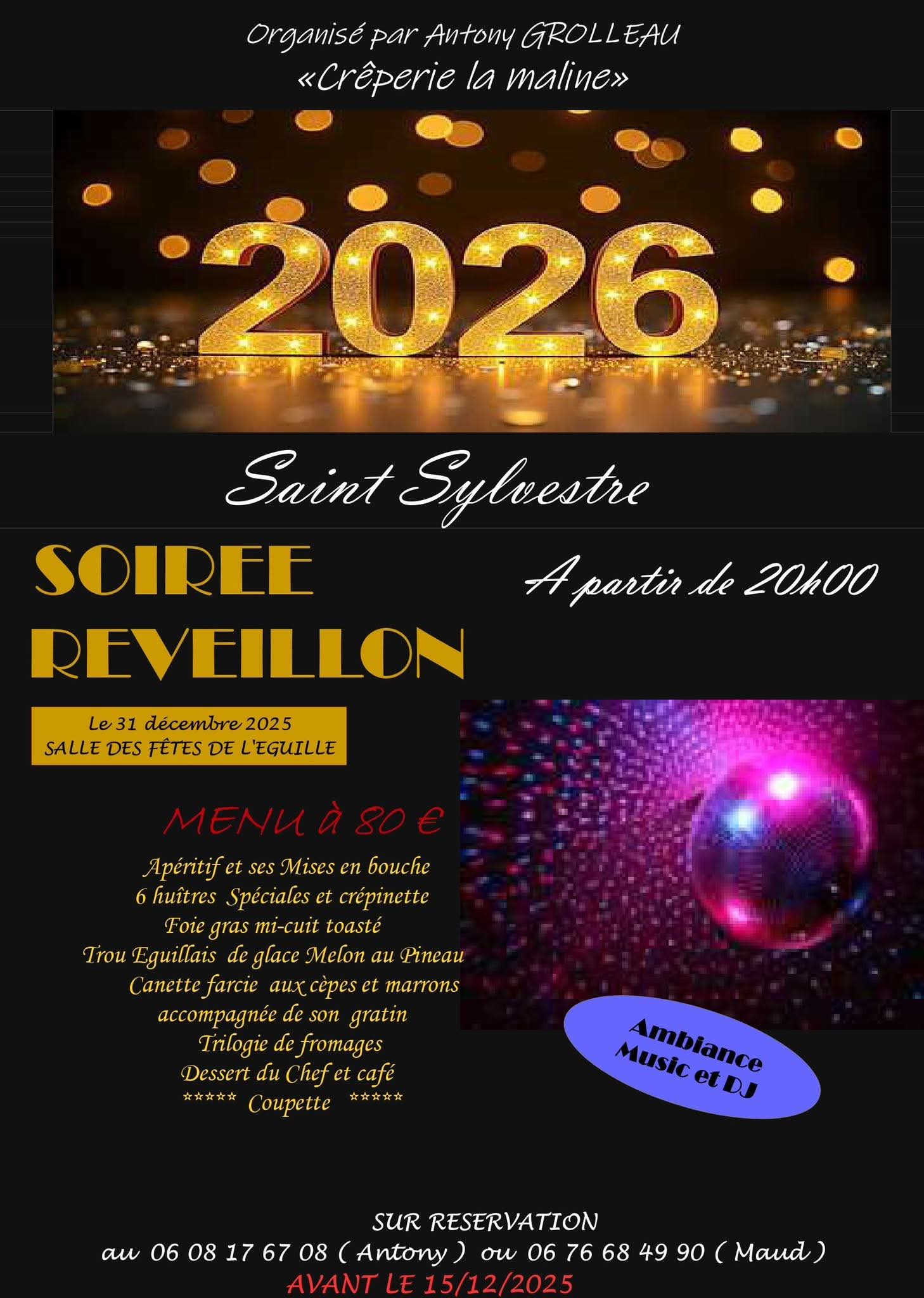 Soirée Réveillon