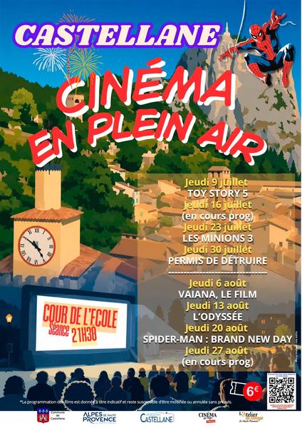 Cinéma de plein air : L'Odyssée_Castellane