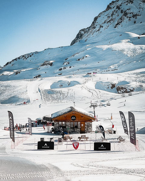 Snowpark de Val d'Isère hiver