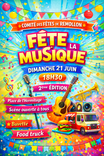 Affiche Fête de la musique