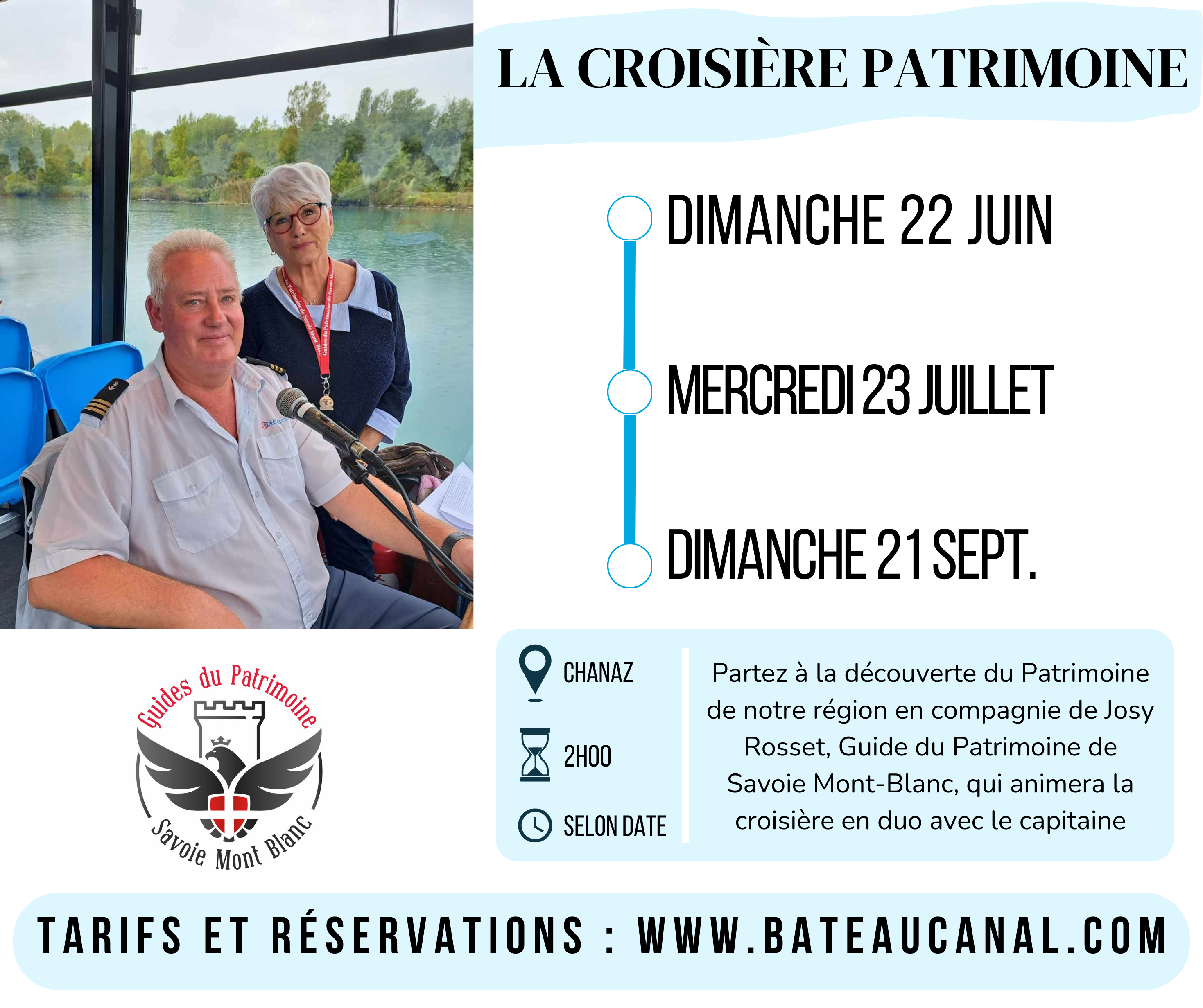 Infos croisière patrimoine