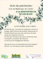 Récit conté sur la vie de Léa Blain_Chatte