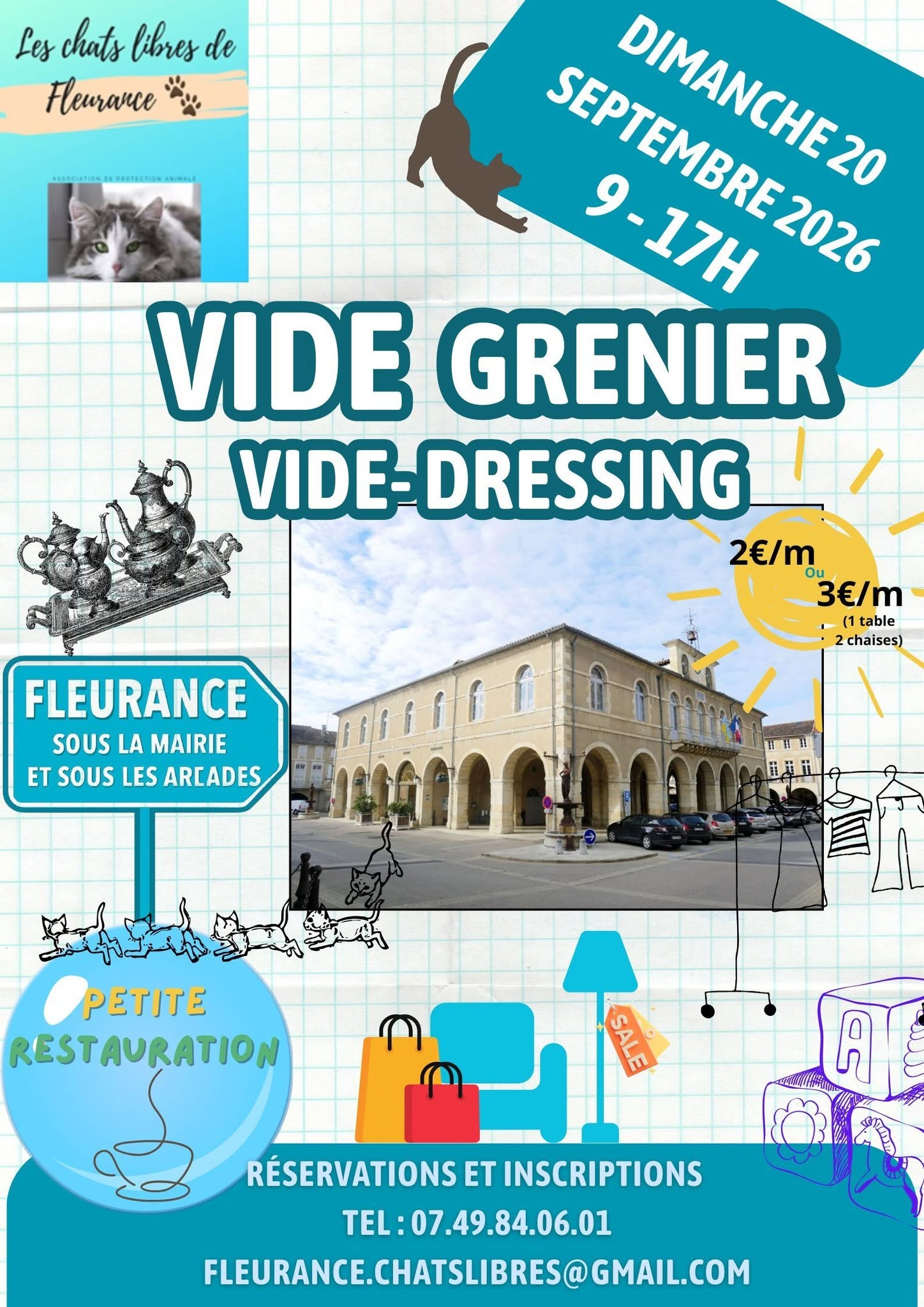 Vide grenier Fleurance du 200926