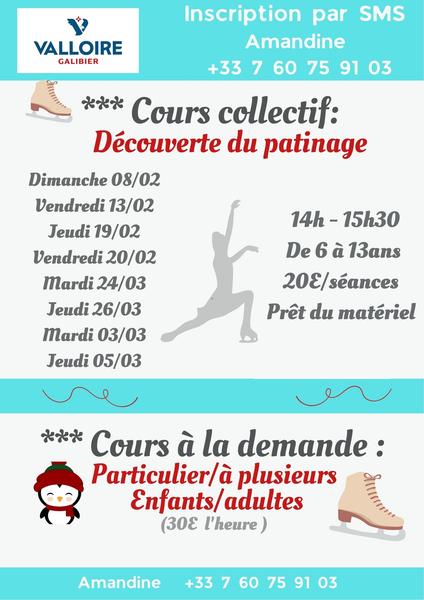 Cours de Patinage artistique_Valloire