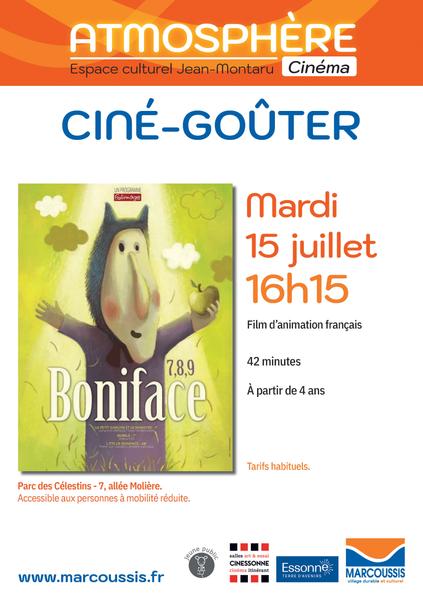  Ciné-Goûter - 7, 8, 9... Boniface 