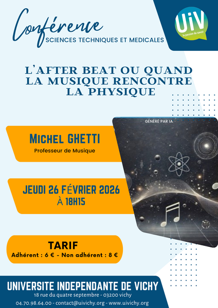 Conférence : L'after beat ou quand la musique rencontre la physique