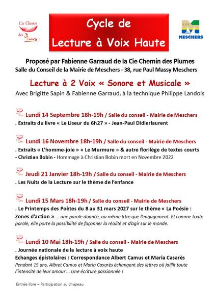 Lecture à deux voix