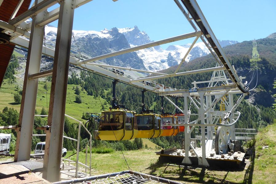 Montée en telepherique