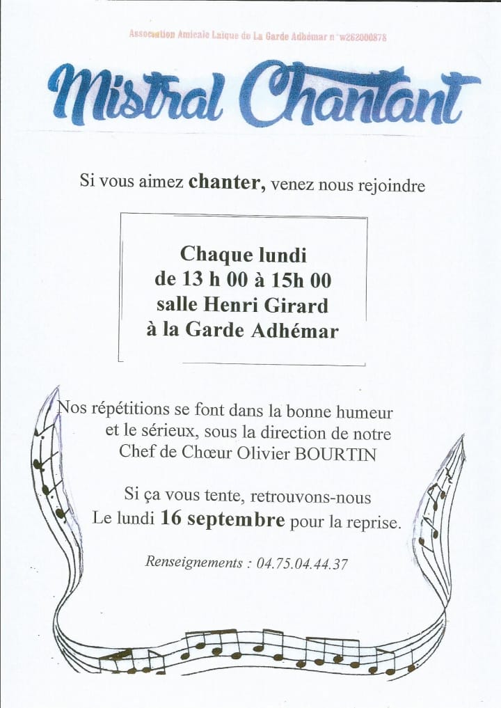 Chorale 'Mistral Chantant'