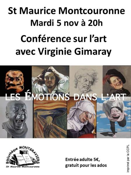 Conférence sur l'art : les émotions dans l'art