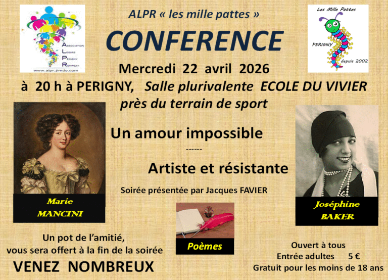 Conférence -  Un amour impossible – Artiste et résistante