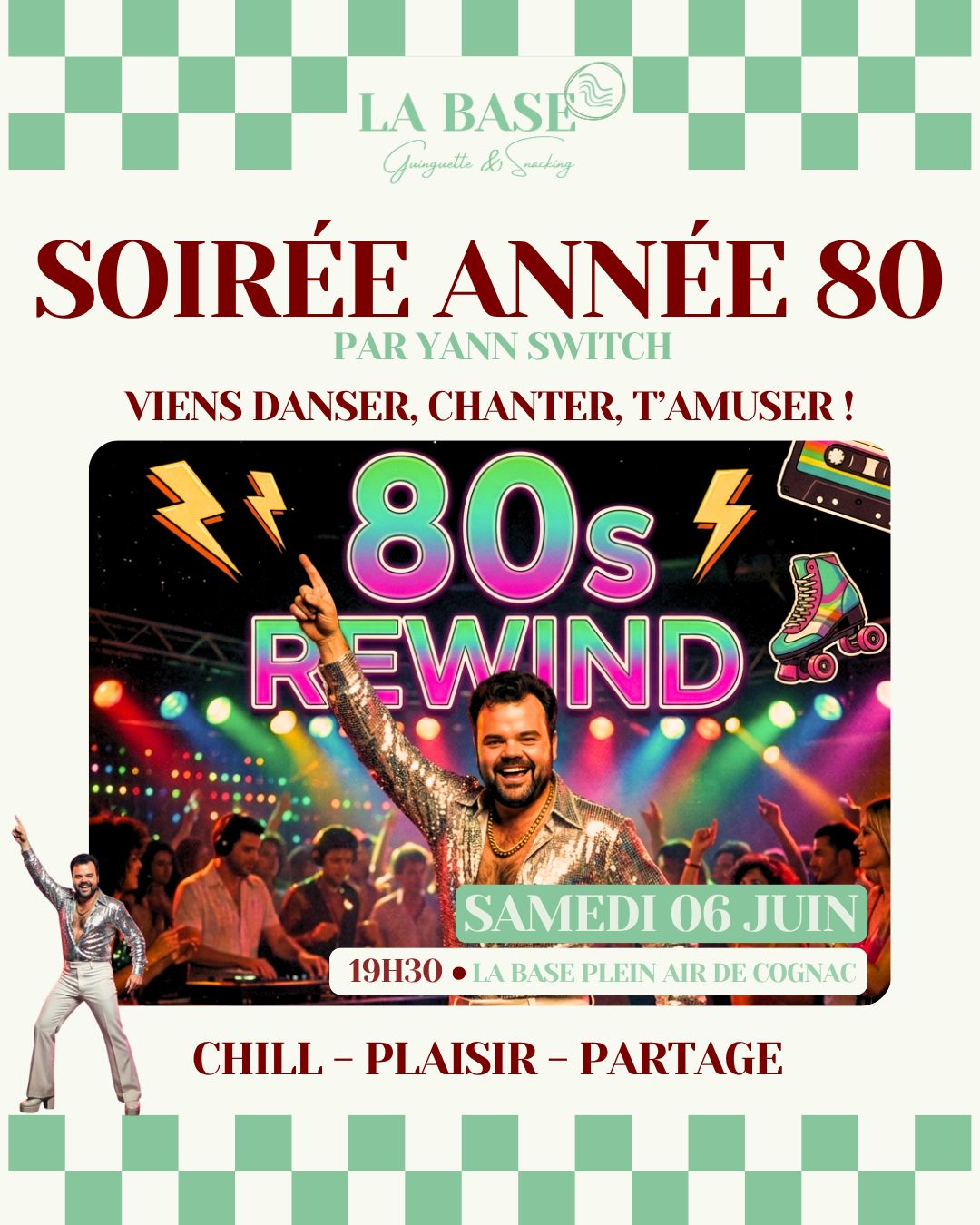 Soirée années 80 à La Base