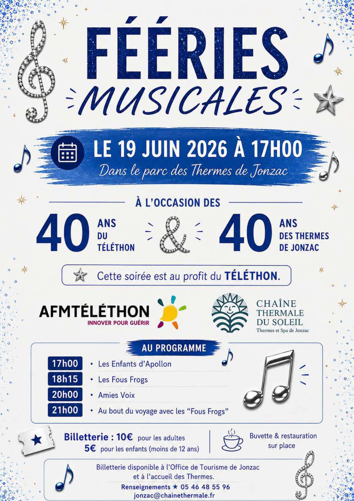 Féérie Musicale - 40 ans du Téléthon et Thermes