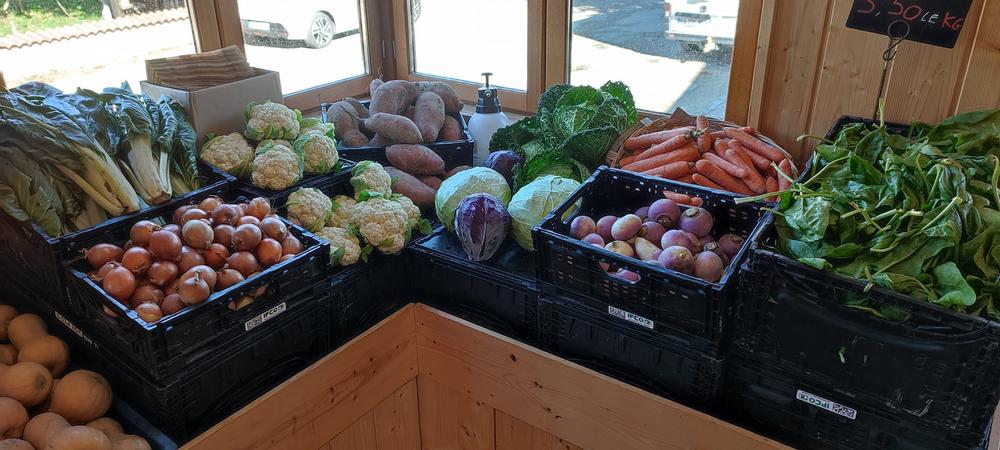 Boutique des Vergers du Bouchage, producteurs des Balcons du Dauphiné, Nord Isère