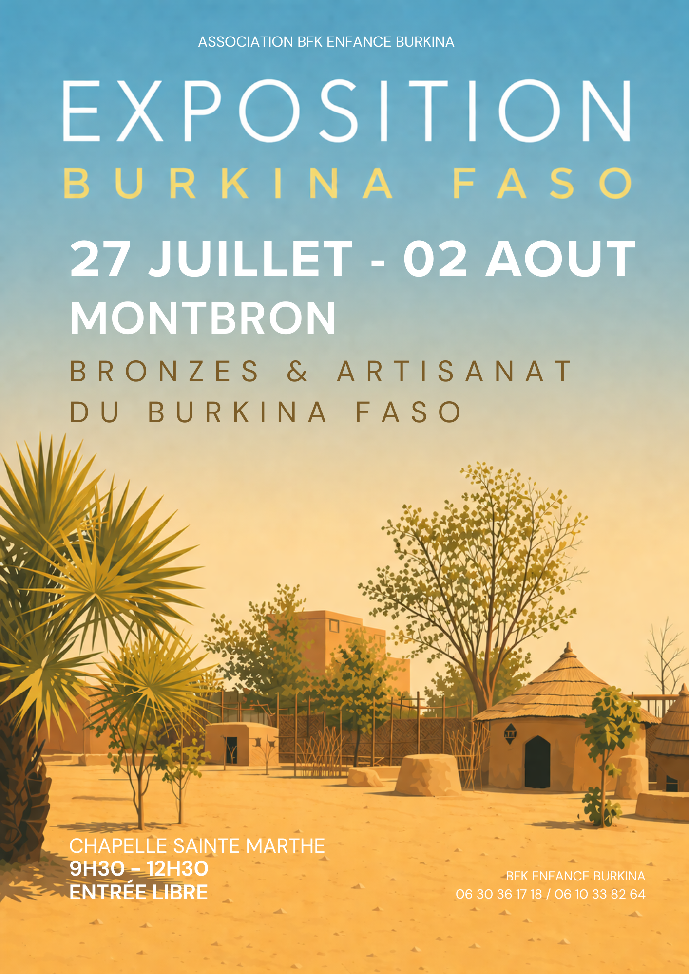 Exposition artisanale du Burkina Faso