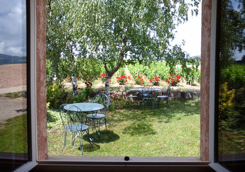 Vue des Chambres du Gîte