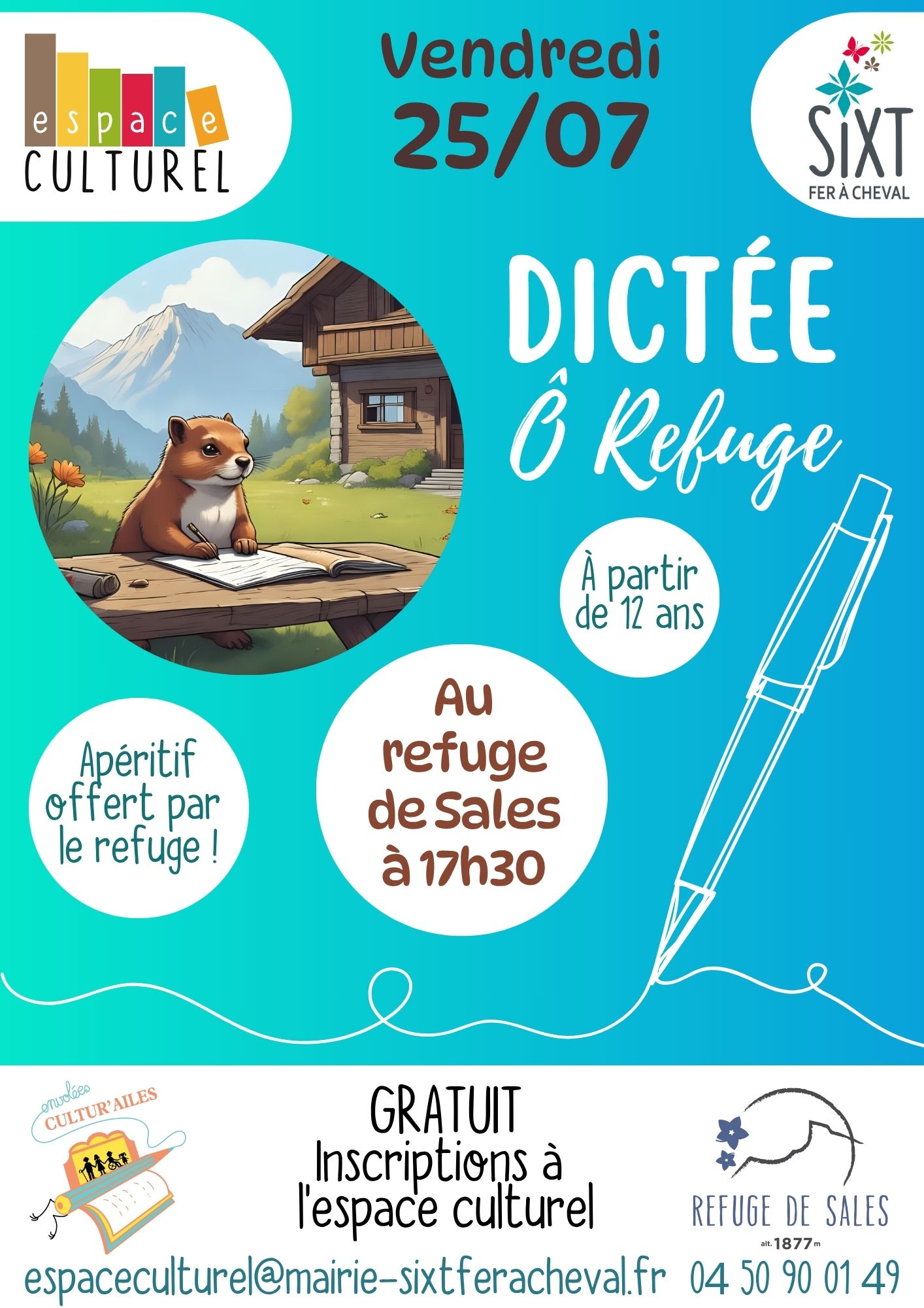 Dictée Ô Refuge