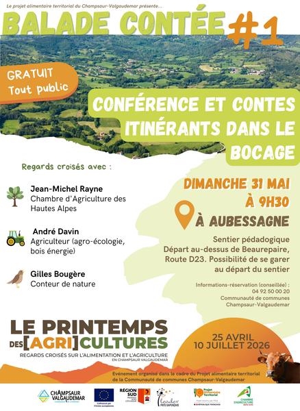 Balade contée #1 : Conférence et contes itinérants dans le bocage