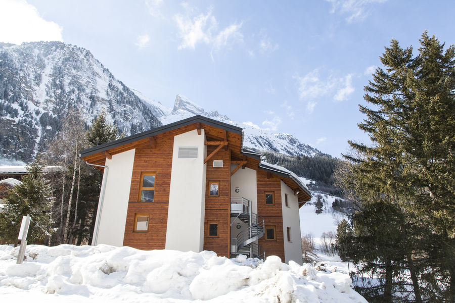 The chalet in winter