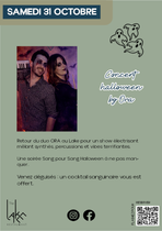 Concert spécial halloween avec le duo Ora au restaurant The Lake_Trept