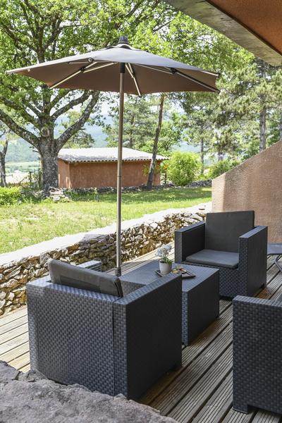 Domaine du Val de Sault suite familaile terrasse