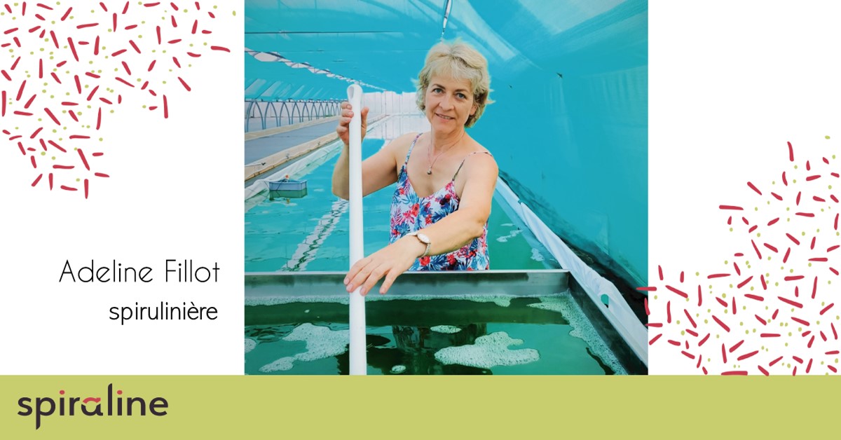 Adeline Fillot productrice de spiruline