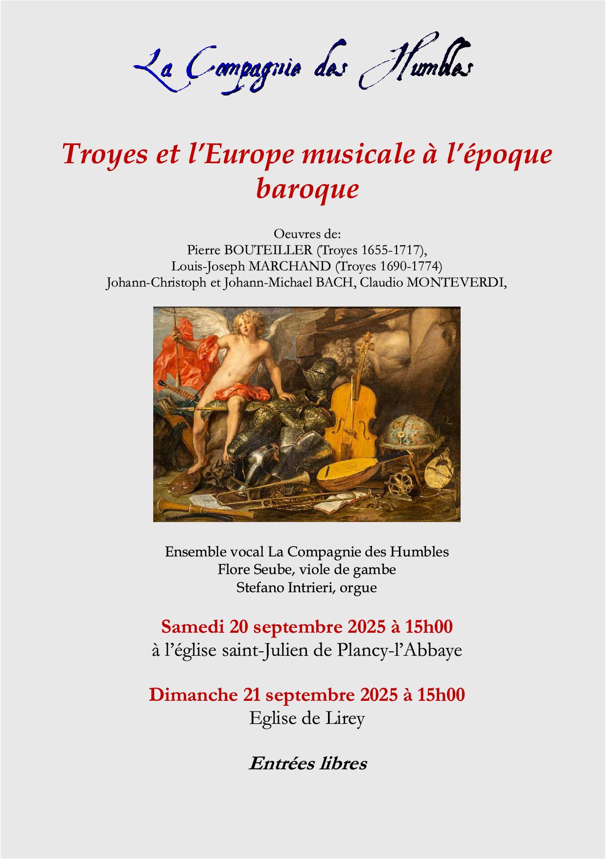 Concert de La Compagnie des Humbles - JEP 2025