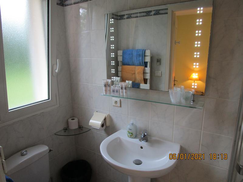 chambre Bleue salle d'eau