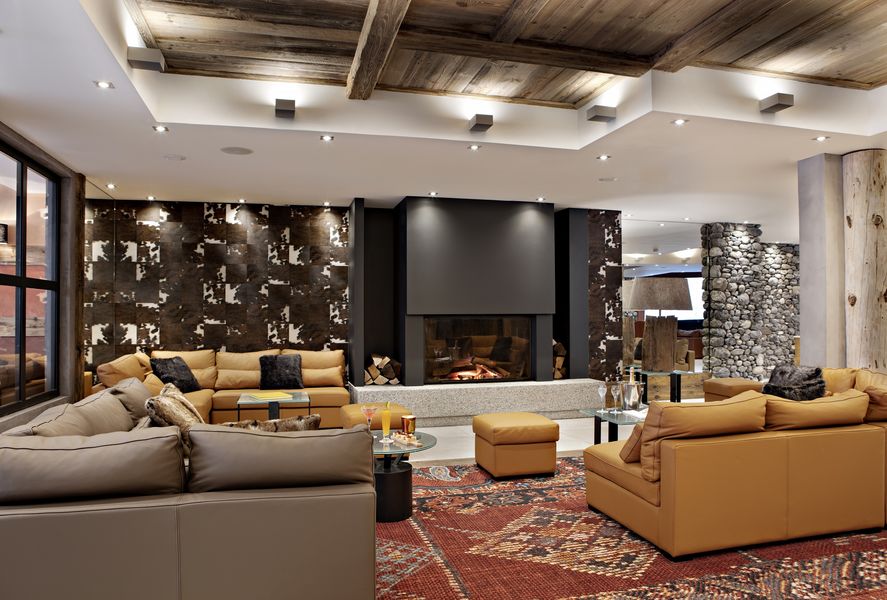 Hotel Alexane 4 étoiles - Bar et Salon avec Cheminée