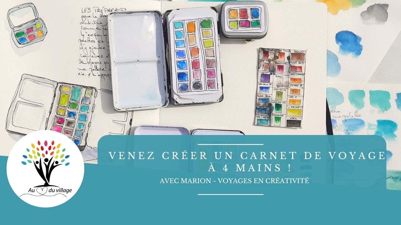 Atelier créatif Parent & Enfant : Venez créer un carnet de voyage à 4 mains !