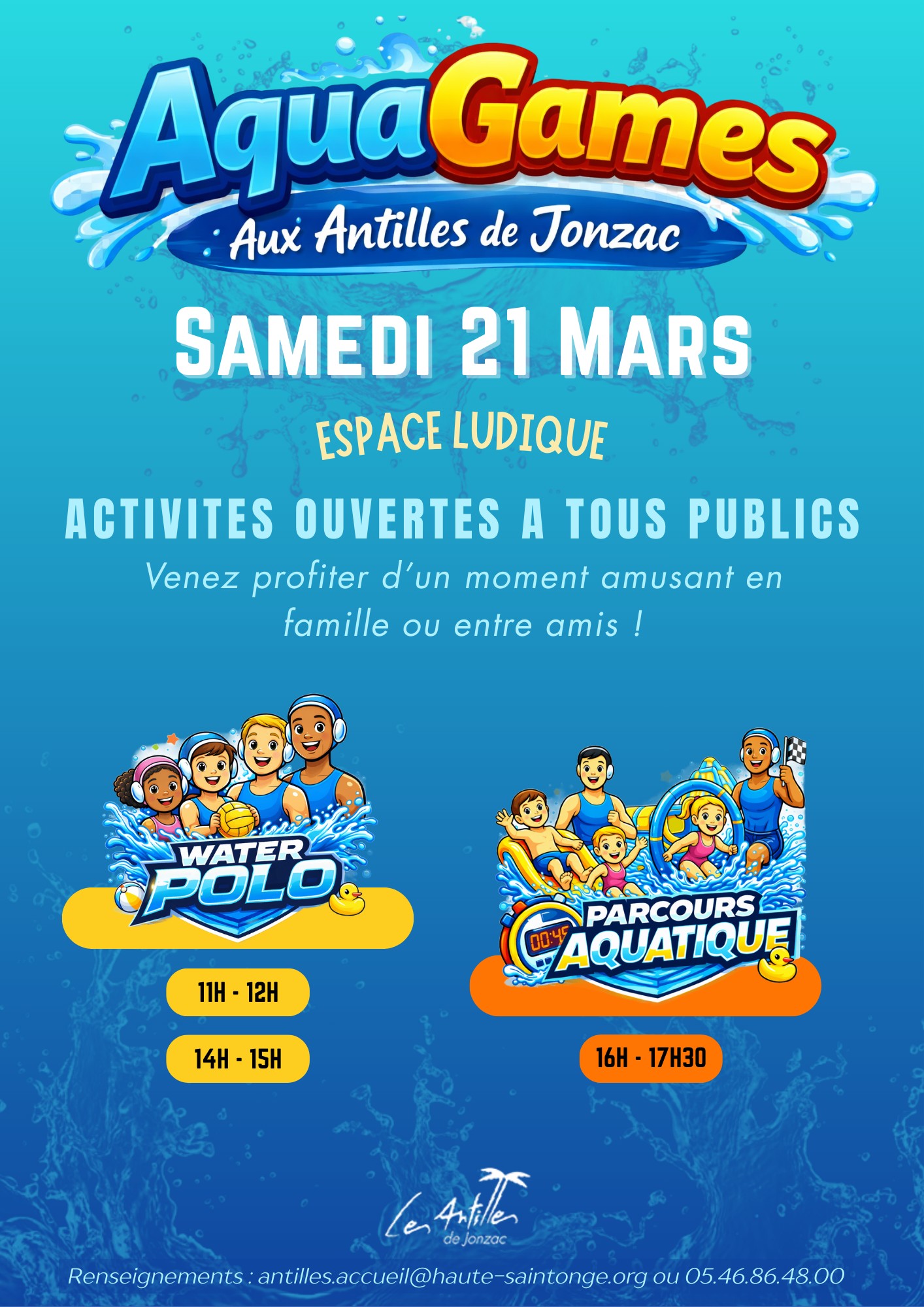 AquaGames aux Antilles de Jonzac