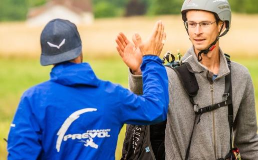 Prévol parapente