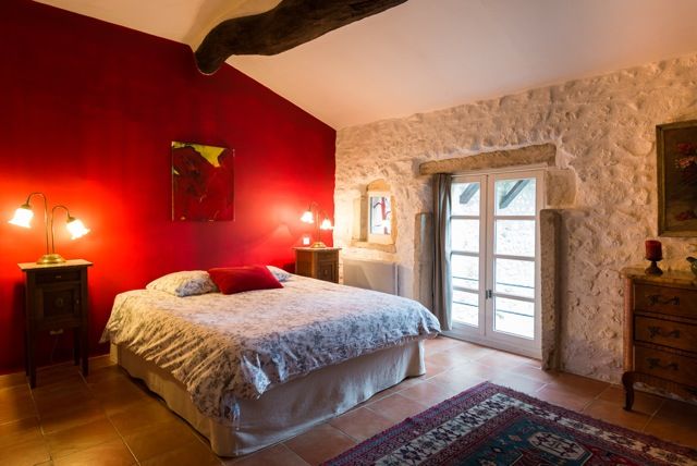 chambre - La Croix du Grés - Gîte papillon