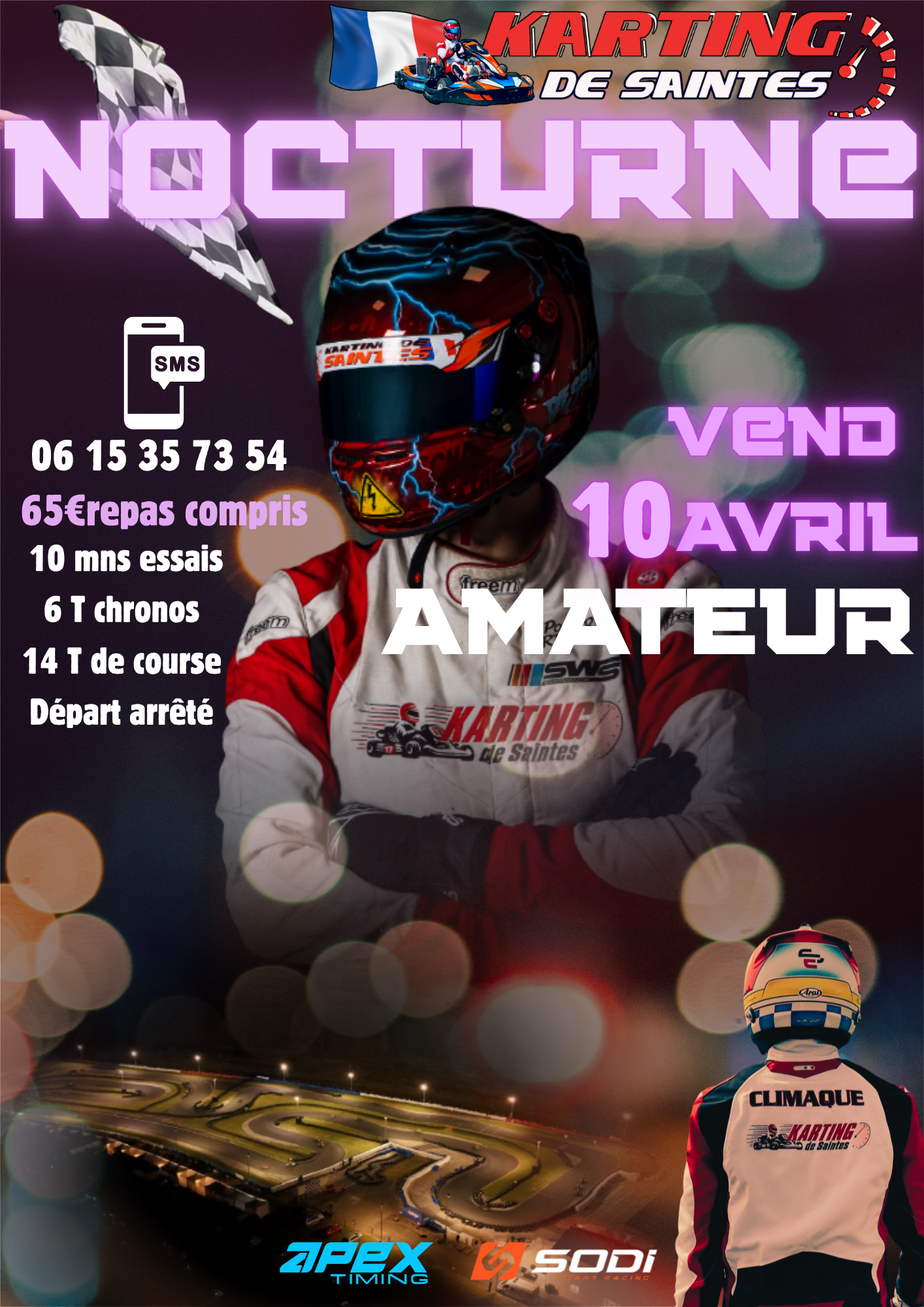 Nocturne Amateur au Karting