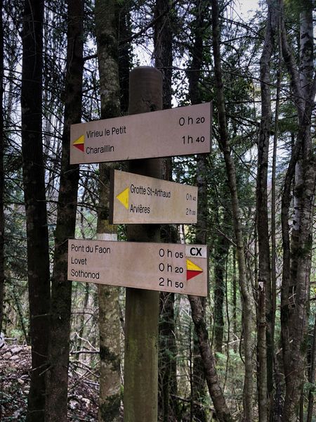 Balisage randonnée - Massif du Grand Colombier